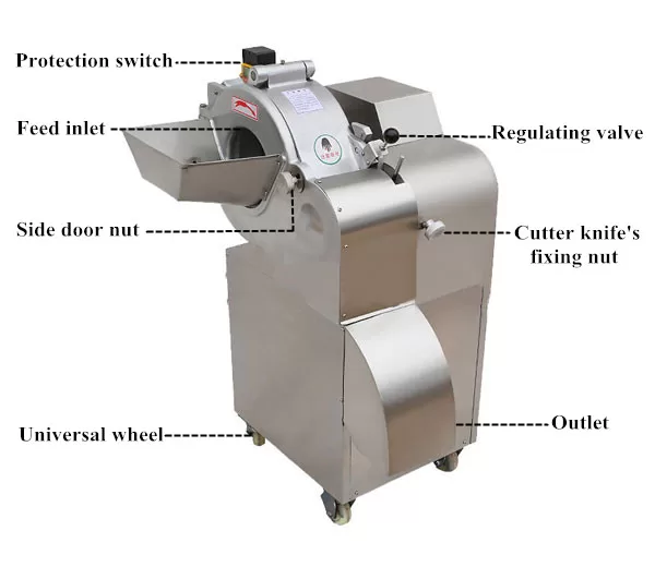 veg cutting machine