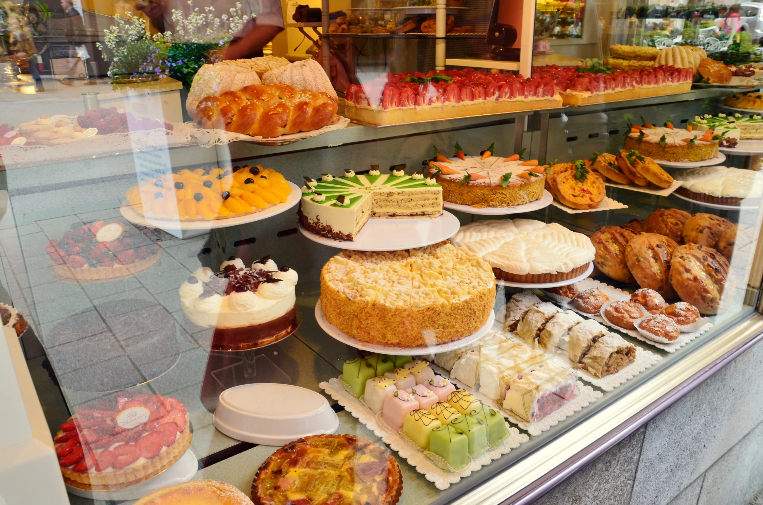 bakery display counter