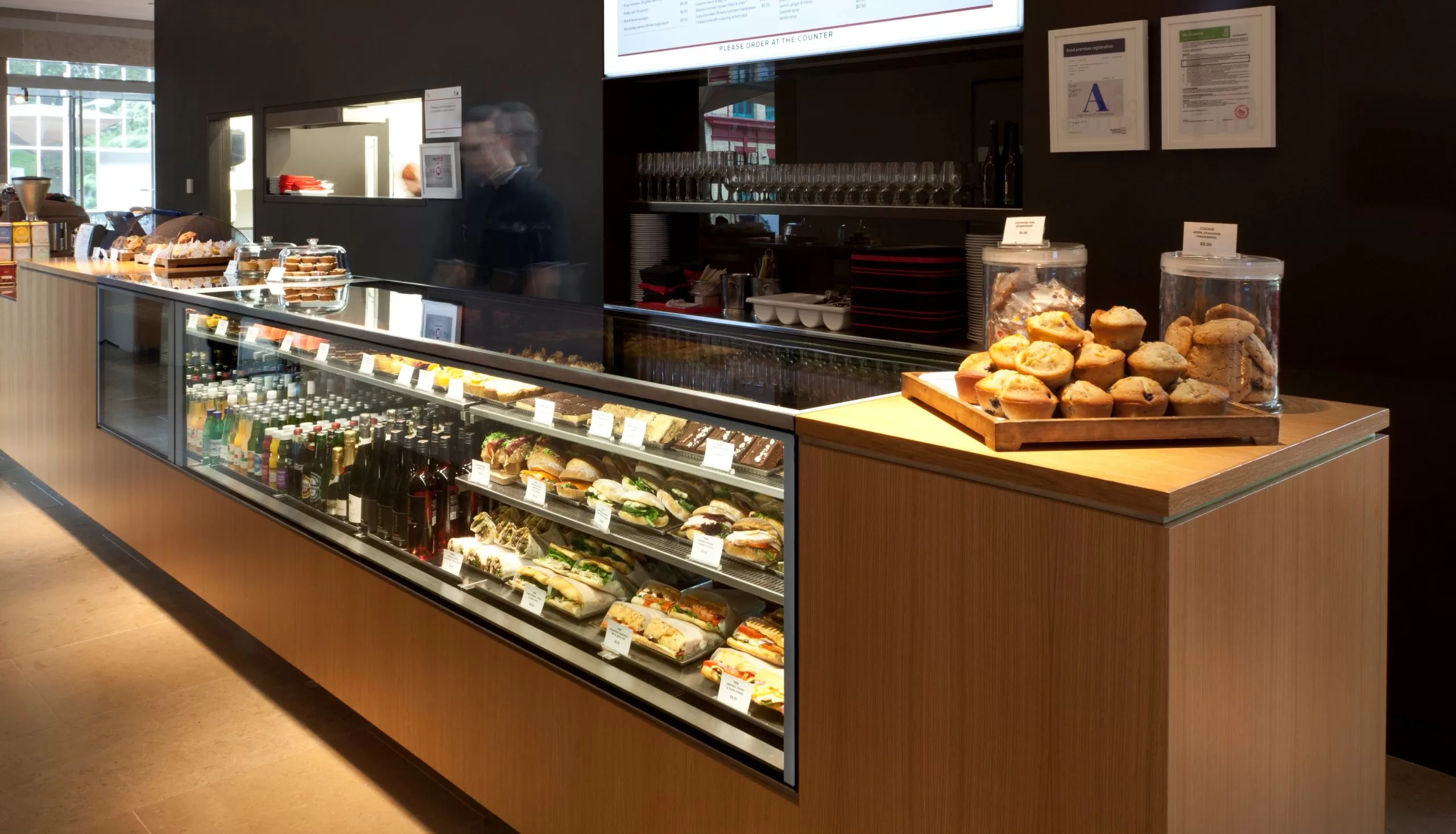 food display counter