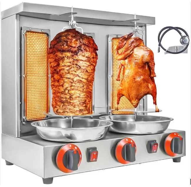 step by step operation guide for a shawarma machine